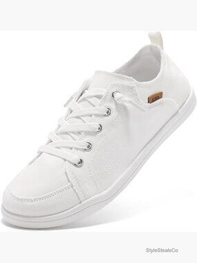 Slip On Canvas Sneakers Machine Washable Lightweight Walking Shoes